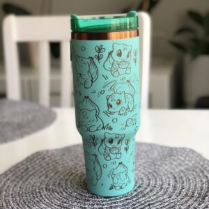 Bulbasuar 40 oz Tumbler