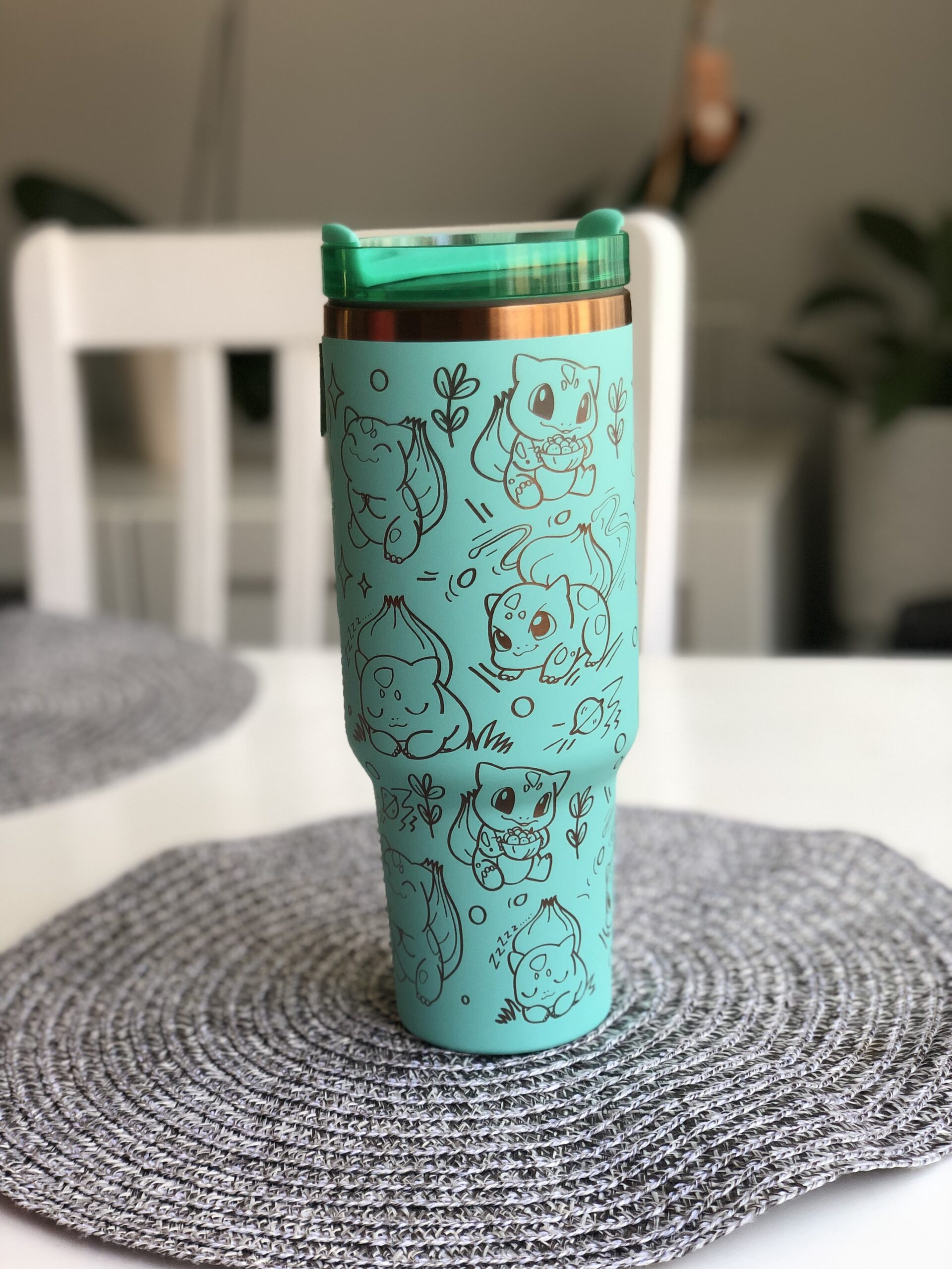 Bulbasuar 40 oz Tumbler