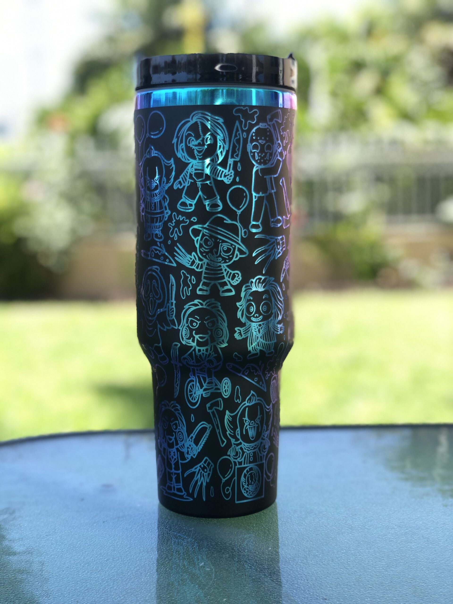 Horror Movie Characters 40 oz Tumbler